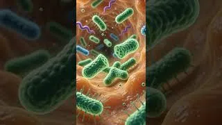 Thumbnail: Your Gut Has Trillions of Bacteria… And They're Keeping You Alive😱#gutmicrobiomes #humanmicrobiome