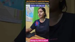 Thumbnail: Respiratory system/ Respiration by Arpita Mam for CBZ aspirants osstet and SSBTGT. biology / Zoology