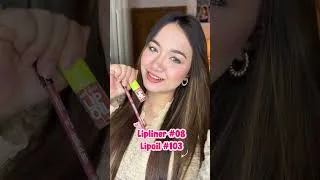 Thumbnail: Mars Lipliner & Beauty Glazed Lip oil-Lip Combo ✨ #lipcombo #mars #review #fyp
