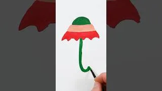 Thumbnail: Umbrella Simple Painting for Kids  #shorts #painting #art #shortsvideo
