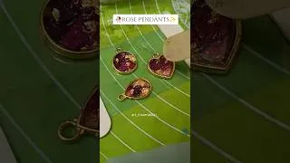 Thumbnail: Order at WhatsApp 7678077461💌 Resin Rose Preservation Pendants 🥀 #resinart #diy #viralshorts #resin