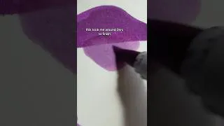 Thumbnail: Drawing, But I Can Only Use The Color PURPLE (satisfying) #shorts