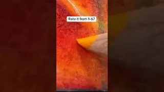 Thumbnail: Drawing, But I Can Only Use ORANGE #shorts