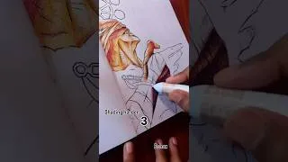 Thumbnail: Mahoraga pen drawing but lost patience in middle😔 #art #pendrawing #penart #mahoraga #jujutsukaisen