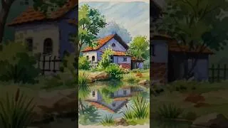 Thumbnail: 📌 Animation of Watercolor Landscape Painting