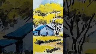 Thumbnail: 📌 Beginner Watercolour Landscape Painting