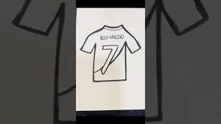 Thumbnail: Cristiano Ronaldo Jersey 👕 #drawing #ronaldo #cristianoronaldo #ronaldojersey