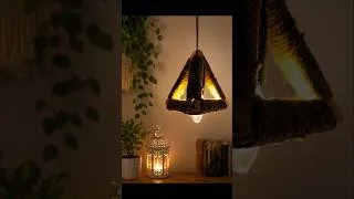 Thumbnail: Lamp with Ice Cream Sticks| Ice cream Stick Craft #icecreamstickcraft #diy #ytshorts #shorts #lamp