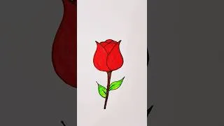 Thumbnail: Rose ka chitra banaye #shorts #drawing #art