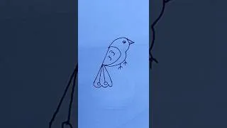 Thumbnail: bird drawing easy/ how to draw a bird easy/ bird drawing step by step/ easy drawing ideas #bird