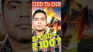 Thumbnail: 💵 USD to INR Skyrocketing 🚀 Will $1 USD Hit ₹100 Soon? 🚨 #shorts #dollar #exchange #youtubeshorts