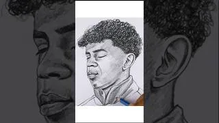 Thumbnail: Drawing Shorts ✍️ ⚽🔥 #shorts #lamineyamal #football