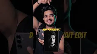Thumbnail: Dark portrait photo Edit Tutorial 😍🔥 #shorts