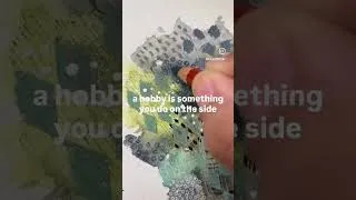 Thumbnail: Painting is my hobby 🎨🌿 #artistlife #hobby #abstractart #watercolorpainting #trendingnow #shorts