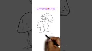 Thumbnail: Mushroom 🍄 drawing #shorts #shortvideo #viral #viralvideo #viralshorts #ytshorts #art