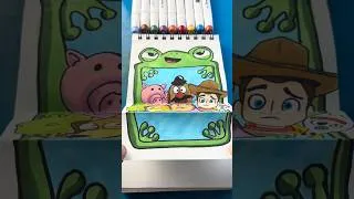Thumbnail: How to draw Toy Story 5 Folding Surprise #artlandhowtodraw #howtodraw #shorts