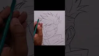 Thumbnail: Gojo drawing #gojo #gojosatoru #animearttutorial #jujutsukaisen
