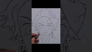 Thumbnail: Tanjiro Drawing #kimetsunoyaiba #tanjiro #animearttutorial