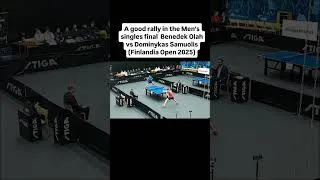Thumbnail: A good rally in the Men's singles final Benedek Olah vs Dominykas Samuolis (Finlandia Open 2025)
