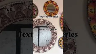 Thumbnail: Day 4 texture art series #TextureArt #3DArt #MixedMediaArt #WallArt #HomeDecorArt #AcrylicTexture