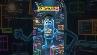 Thumbnail: For in java #java #forloop #javaprogramming #youtubeshorts #study #shorts #fyp #trending #ai