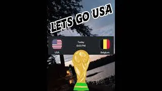 Thumbnail: LETS GO USA!!! #fifa #world #soccer #usa #belgium #worldcup
