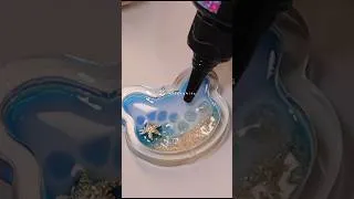 Thumbnail: Just finished this Ocean Resin Shaker Keychain! 💙 Which color theme should I create next? 👇