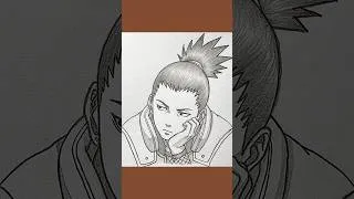 Thumbnail: Shikamaru Nara drawing from Naruto #drawing #anime #shikamaru #naruto #shorts