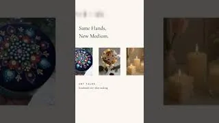 Thumbnail: Same Hands. New medium.     Learning Slowly 🤍 #shorts #artshorts #handmade #candlemaking #artistlife