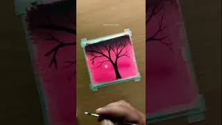 Thumbnail: Easy scenery painting🥰❤️ #painting #artworkbyvishal #shorts #watercolordrawing