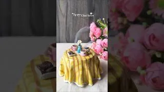 Thumbnail: This mini chai table has a secret... 🤫✨ #miniatureart #clayart #chailover #diy