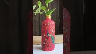 Thumbnail: let's Paint This Waste Bottle 💖 #reuse #recycledart #glasspainting #diy