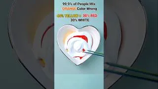 Thumbnail: 99% of people mix orange color wrong #artyumi # #satisfying #greencolor
