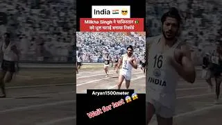 Thumbnail: Milkha Singh 400 mtr world Record | Motivation video 🥹 #shorts #motivation #viral #olympics #army
