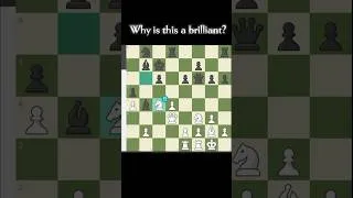 Thumbnail: Why is this move a brilliant? 🤔😱‼️ #chess