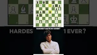 Thumbnail: Another Hardest Mate in 1 🤫♟️#chess