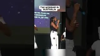 Thumbnail: Beautiful Twi Worship in Australia #shorts #asaphdiary #church
