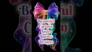 Thumbnail: Cartoon Style Border Design for Project Front Page ✨Beautiful Drawing Ideas for Title Page Design
