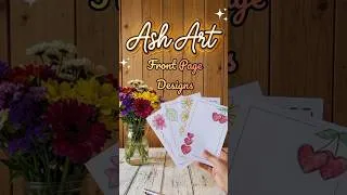 Thumbnail: 4 Easy BORDER DESIGNS/PROJECT WORK DESIGNS/CORNER AND SIDE BORDER DESIGN  #artstudio