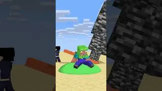 Thumbnail: HELP Herobrine Power Up and Be Heavy 😚 #minecraft #shorts #animation