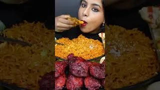 Thumbnail: ASMR Eating Spicy Kala Bhuna Chicken Jhol Momos,Maggi Masala Noodles,Dahi Puri ASMR Eating Mukbang