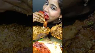 Thumbnail: ASMR Eating Spicy Whole Al Faham Chicken,Mutton Chicken Biryani,Fish Fry,Curry ASMR Eating Mukbang