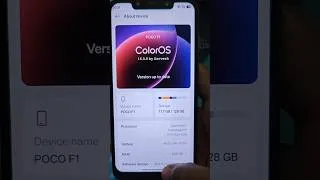 Thumbnail: 🔥 COLOR OS 16 on POCO F1?! 🤯 | Android 16 Looks INSANE! #Shorts #ColorOS #ColorOS16 #android16
