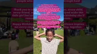 Thumbnail: Happy 8th Birthday Baby Girl