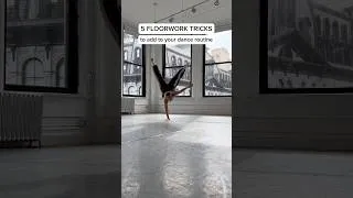Thumbnail: 5 IMPRESSIVE 🔥👀 floorwork tricks to add to your dance routine #choreography #contemporarydance