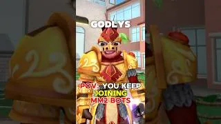 Thumbnail: POV: You Keep Joining MM2 BOTS #roblox #shorts #mm2