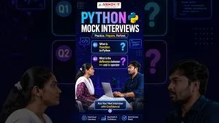 Thumbnail: Python Mock Interview | What is Function in Python? | == vs is Operator | Ashok IT