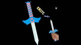 Thumbnail: Squid game hide and seek knife 🔪 paper knife #diy #craft  #papercraft  #squidgame #squidgame3 ￼