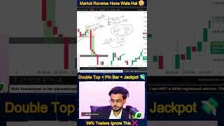 Thumbnail: 1H 4H Pin Bar Secret 🔥Double Top Reversal Formula #shorts #trading #cryptolive #xauusd #priceaction