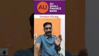 Thumbnail: Bank Job Fresher 2026  | New Bank Jobs Private Bank | Au Bank CASA PROFILE | #shorts #short #job